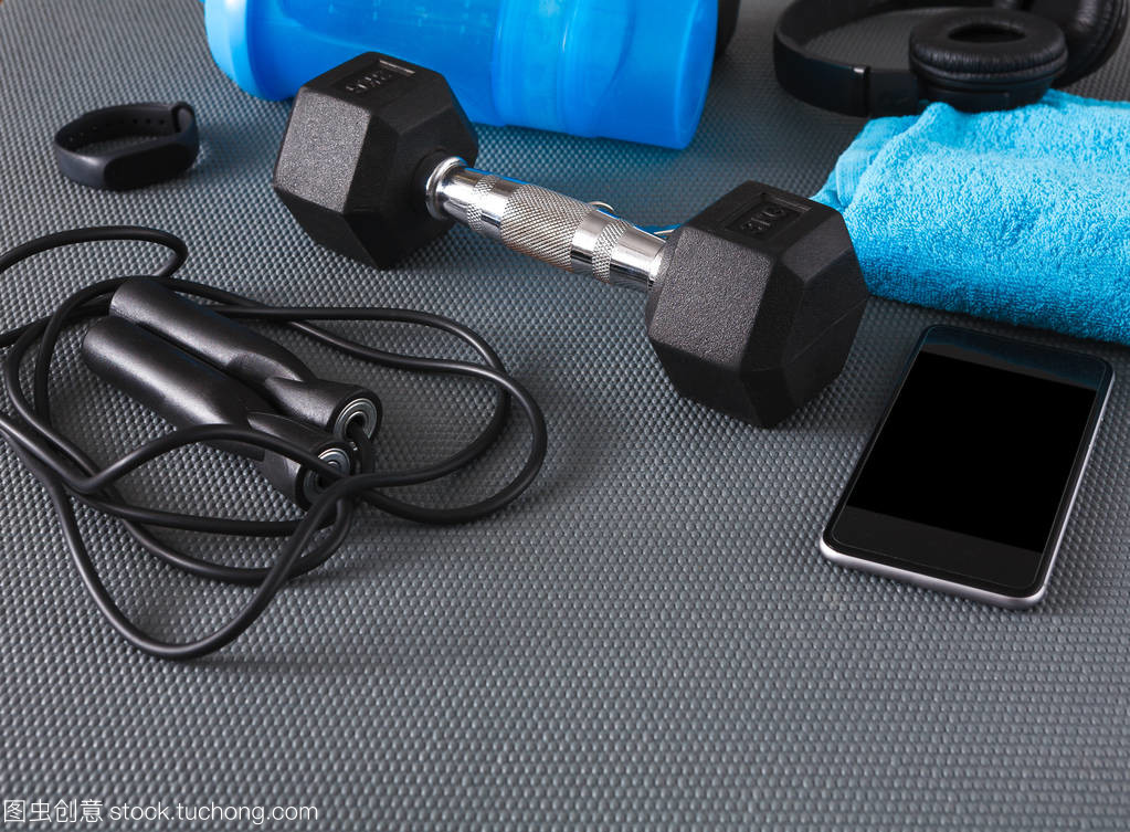 運(yùn)動(dòng)器材健身背景復(fù)制空間